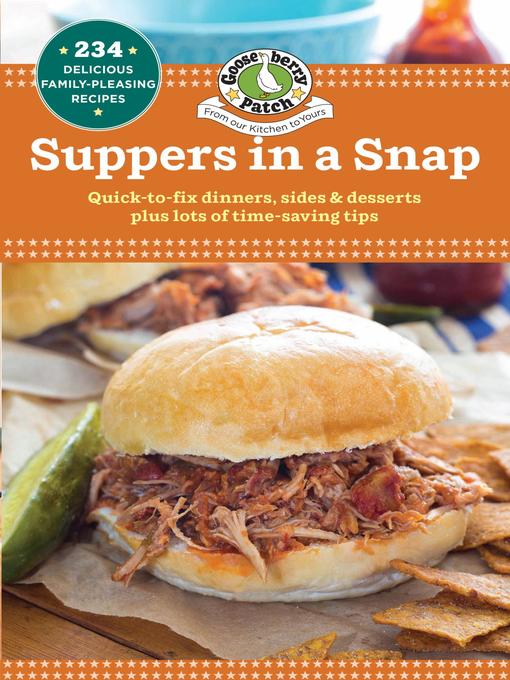 Cover image for Suppers in a Snap